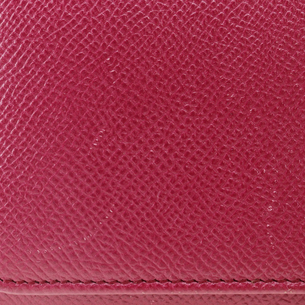 Bvlgari Bvlgari Long Wallet Pink Leather