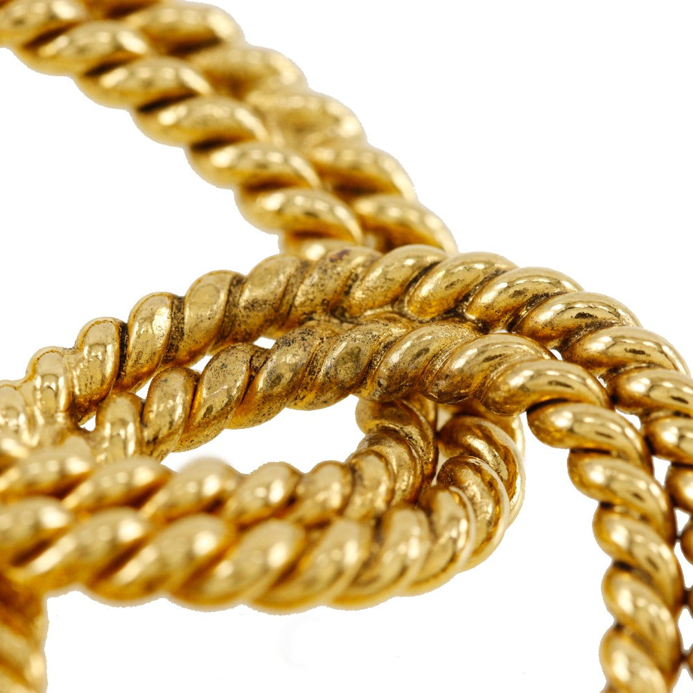 Chanel Gold Plated Double Chain Necklace