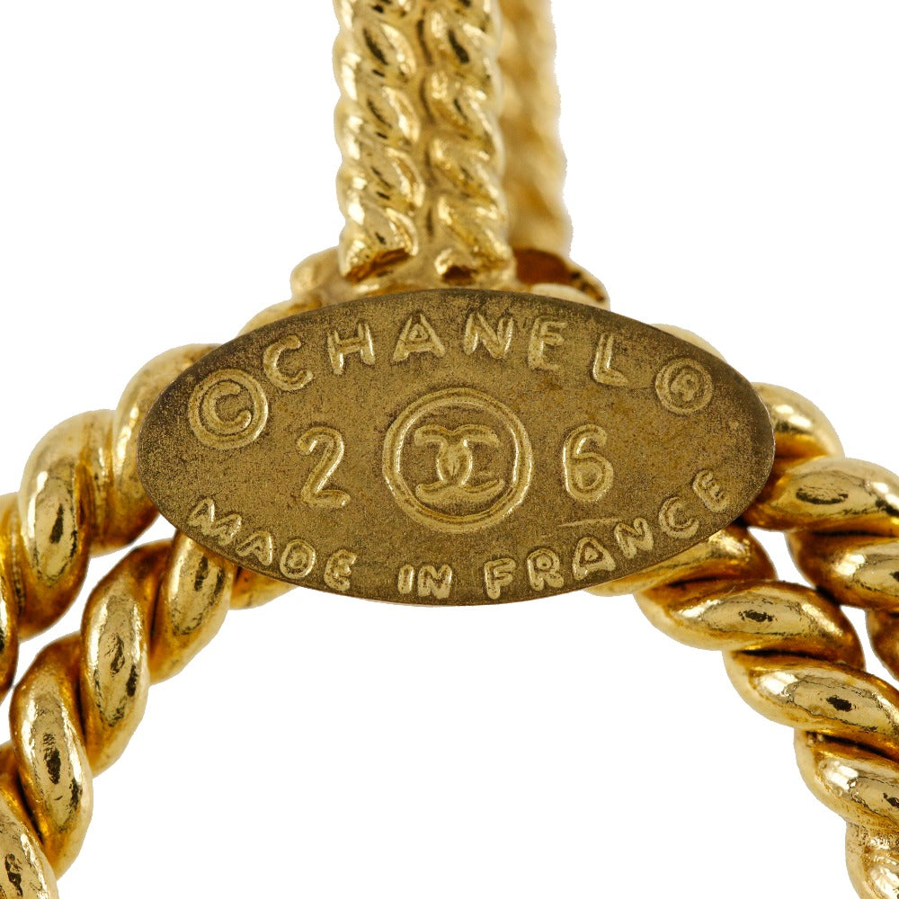 Chanel Gold Plated Double Chain Necklace