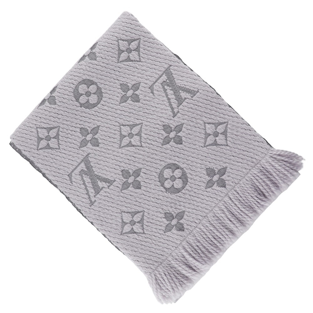 Louis Vuitton Wool Silk Scarf Logomania GM0168