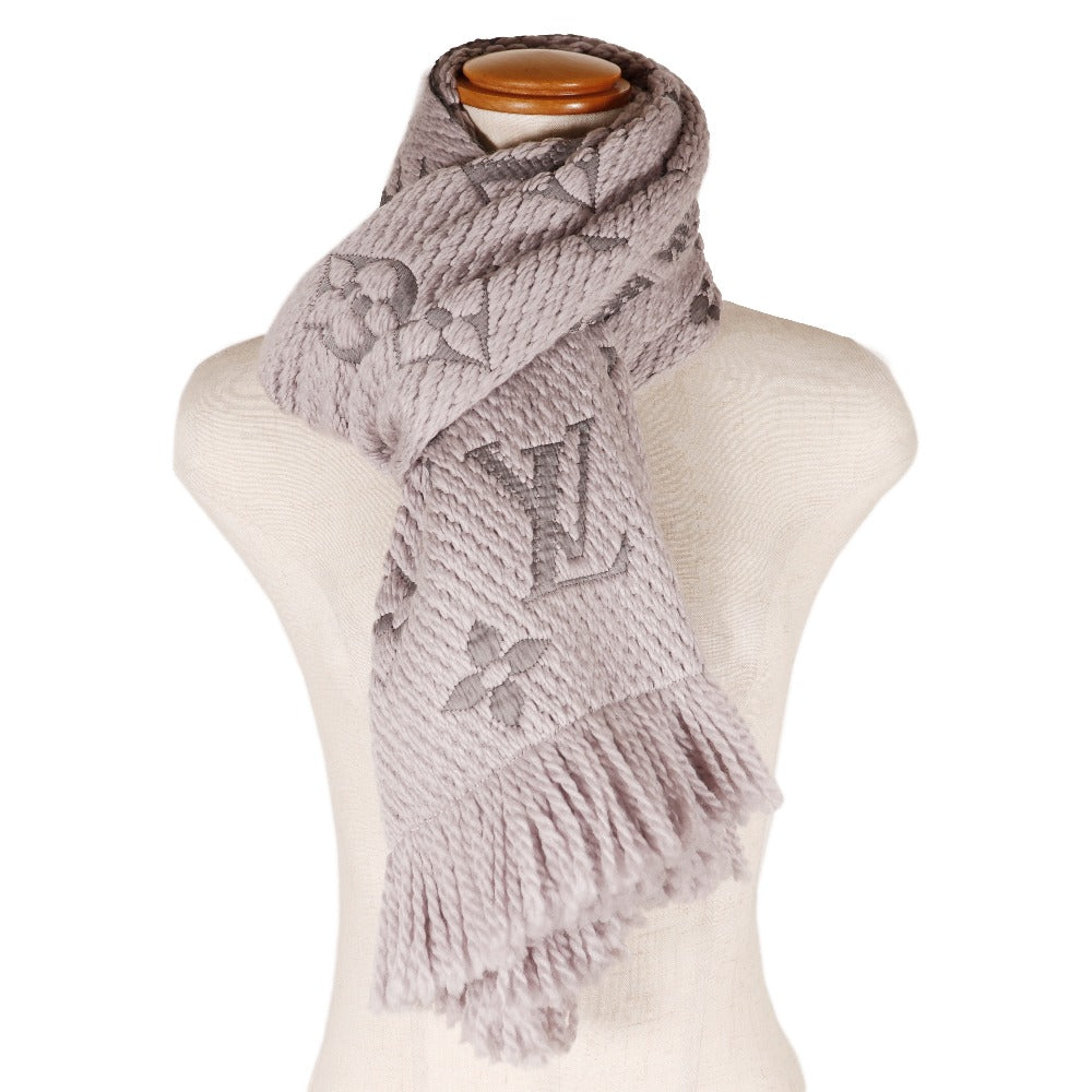 Louis Vuitton Wool Silk Scarf Logomania GM0168