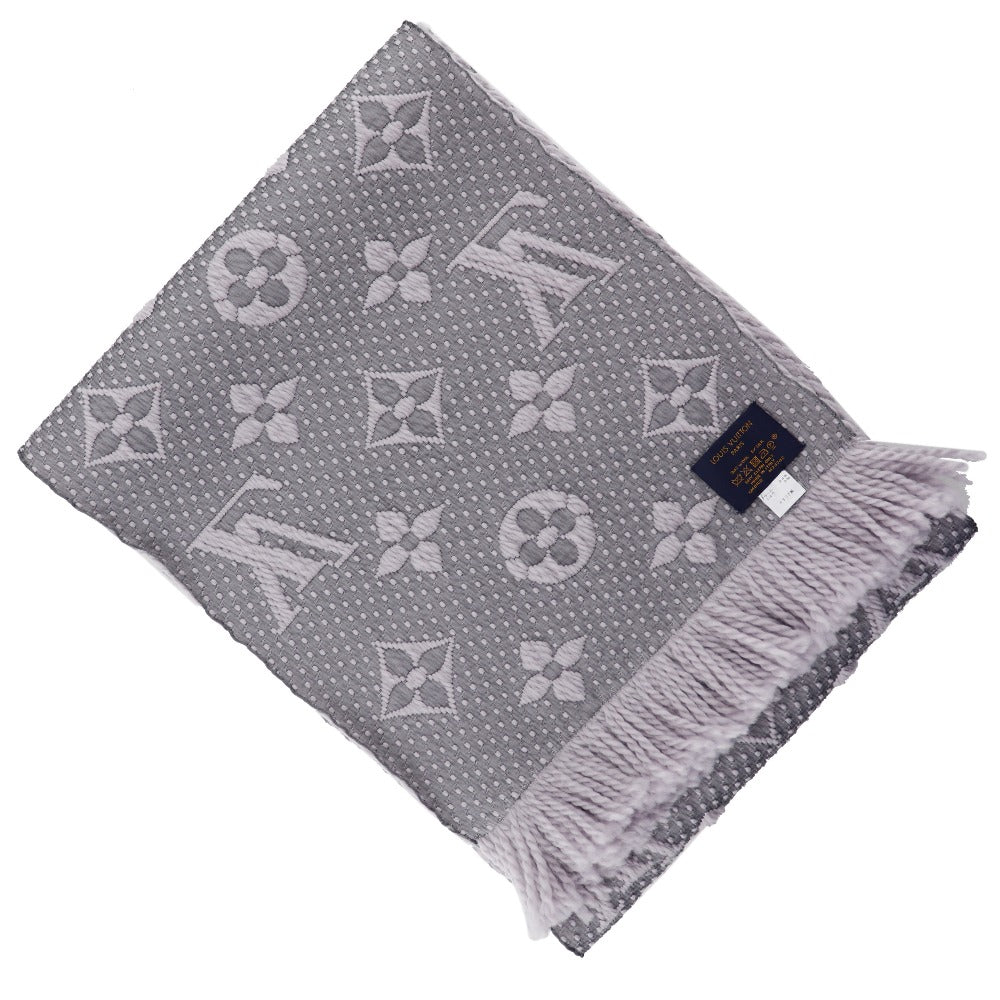 Louis Vuitton Wool Silk Scarf Logomania GM0168