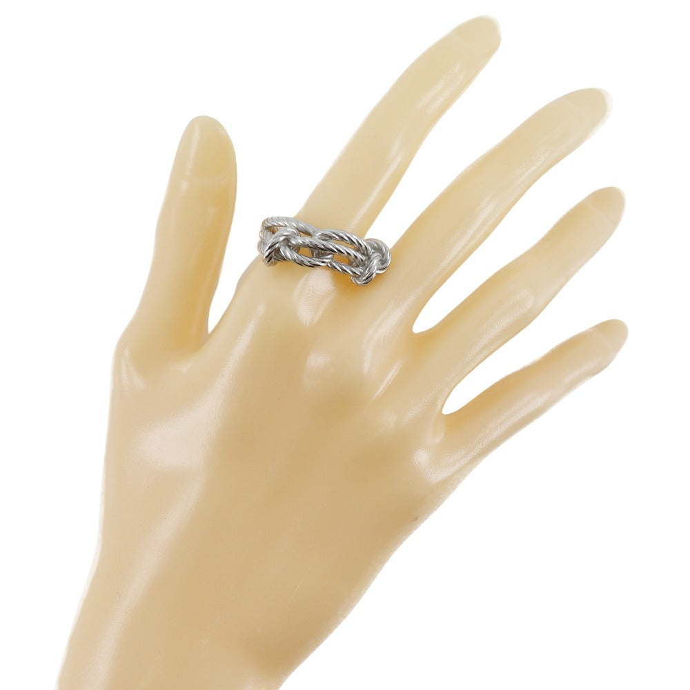 Hermes Cordage Silver Ring 21