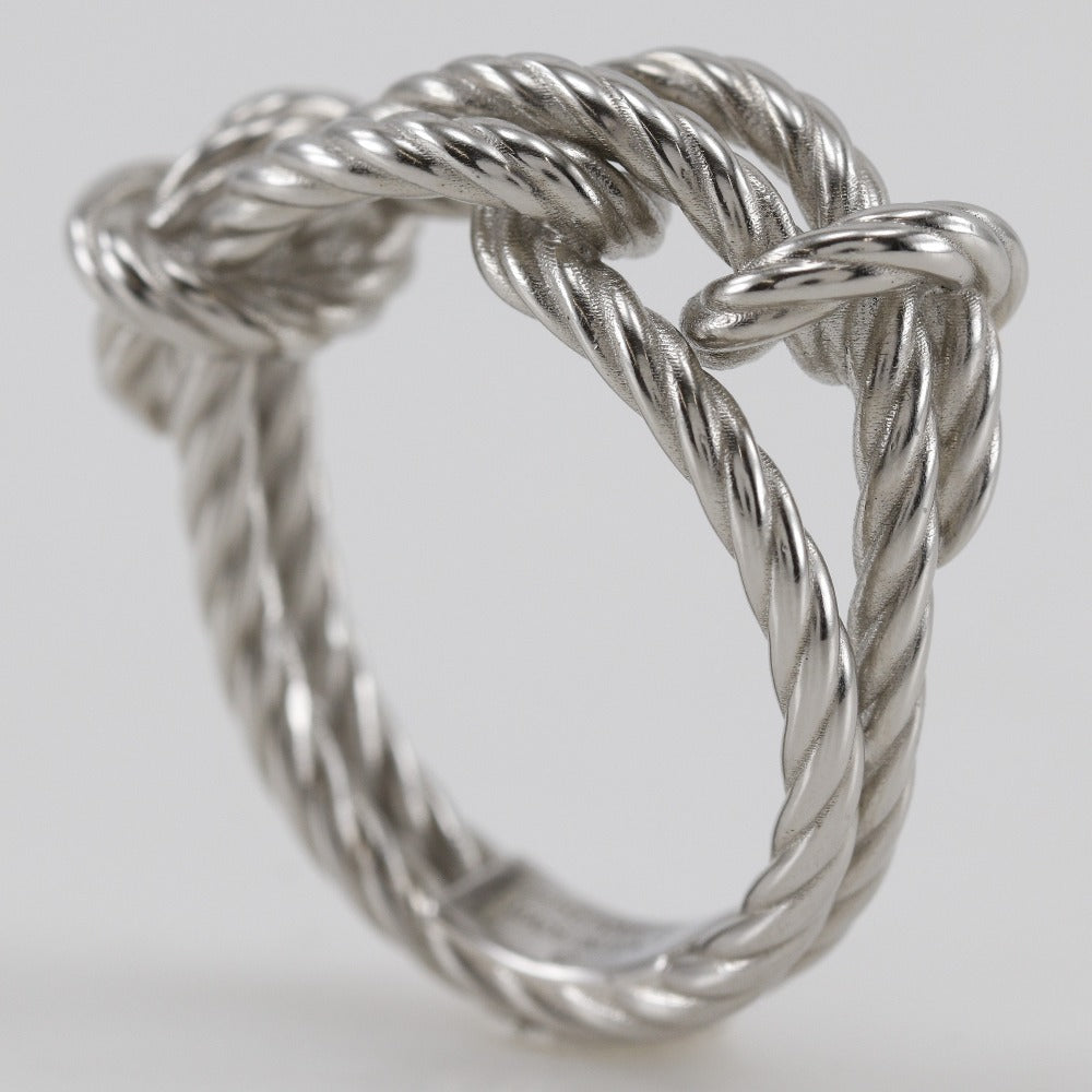 Hermes Cordage Silver Ring 21