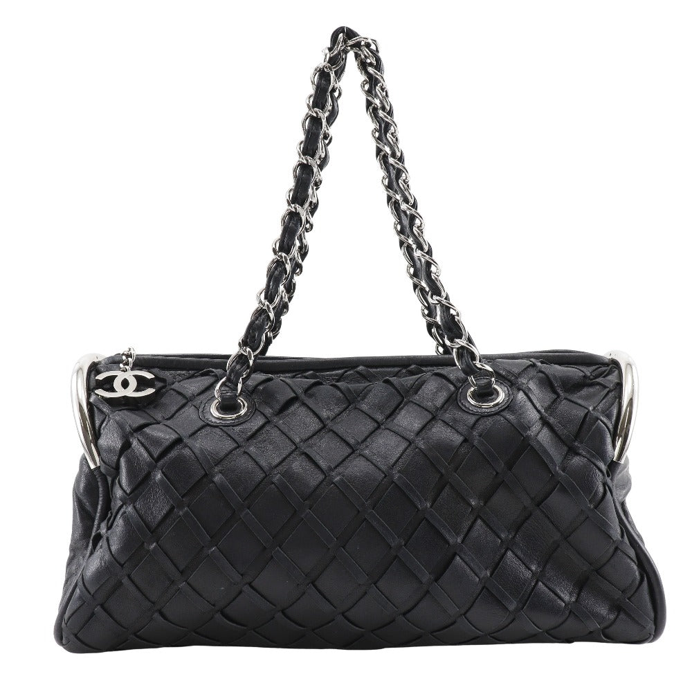 Chanel Lambskin Chain Tote Bag