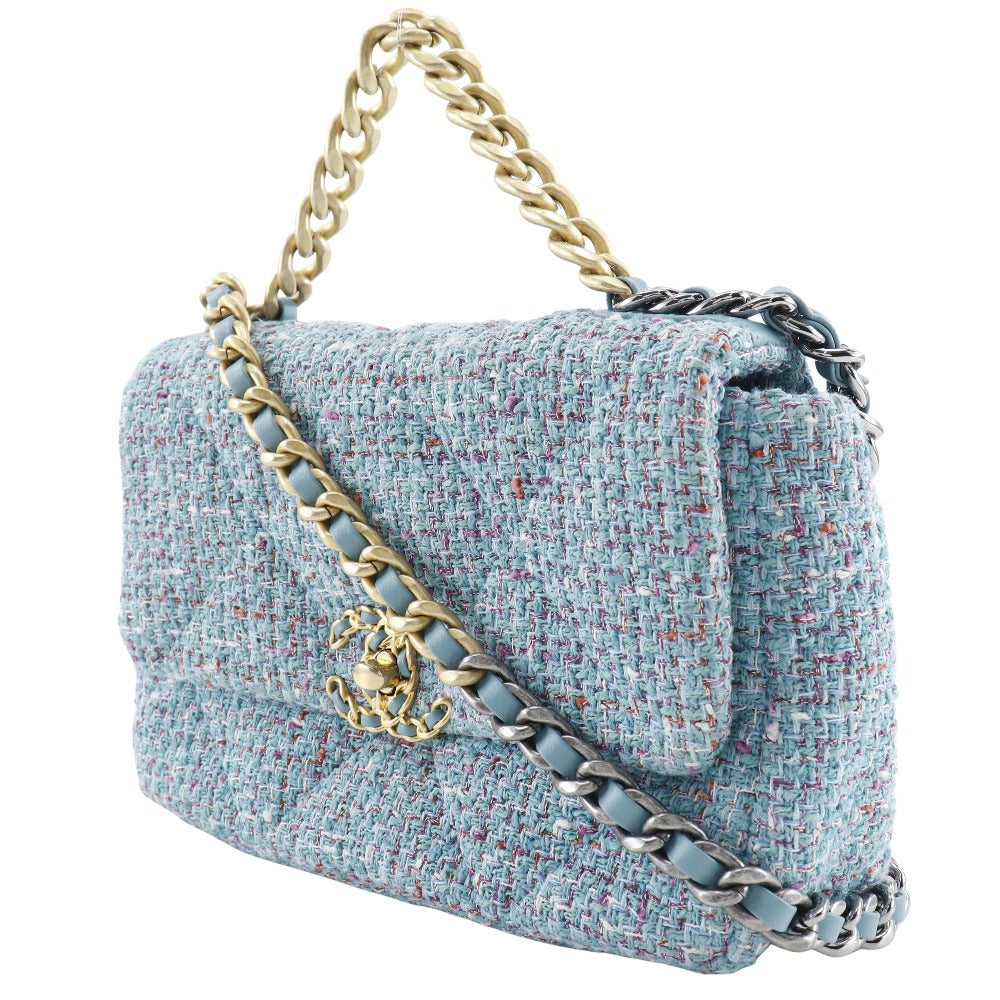 Chanel Tweed Chain Shoulder Bag AS1160