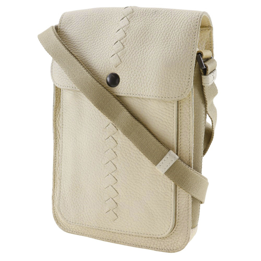 Bottega Veneta Calf Shoulder Bag Off-White