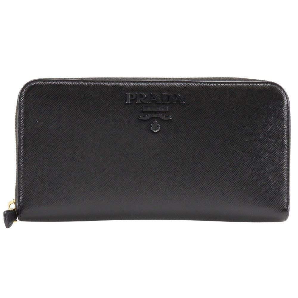 Prada Saffiano Zip Around Wallet 1ML506