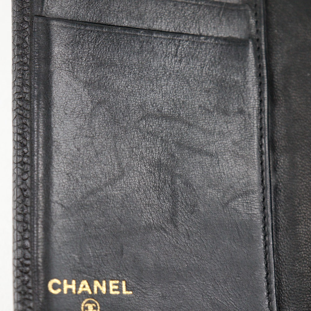 Chanel Caviar Card Case Black