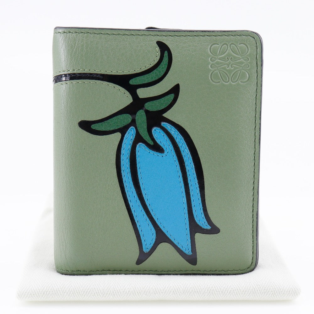 Loewe Herbarium S Bifold Wallet Green