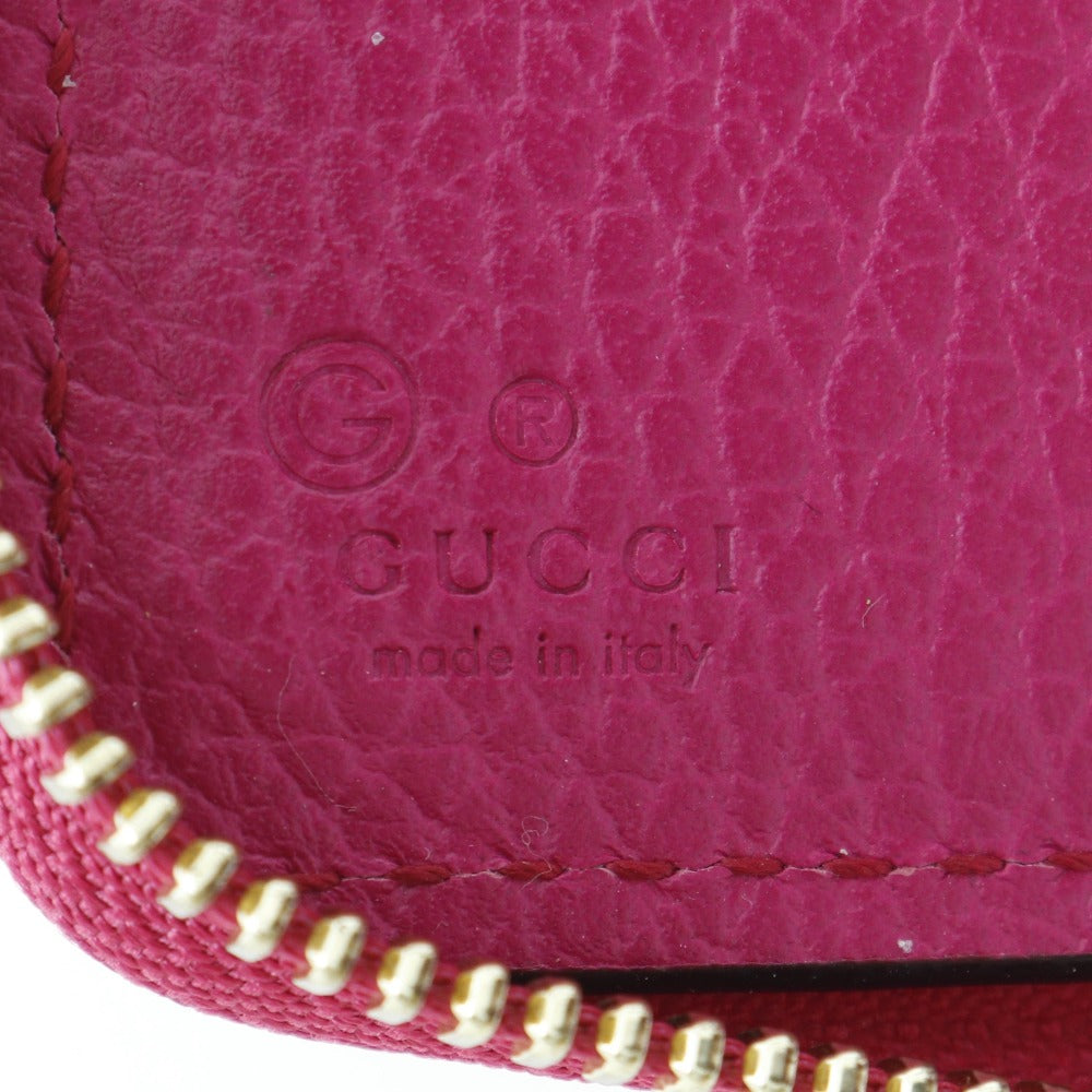 Gucci Bifold Wallet Pink Leather