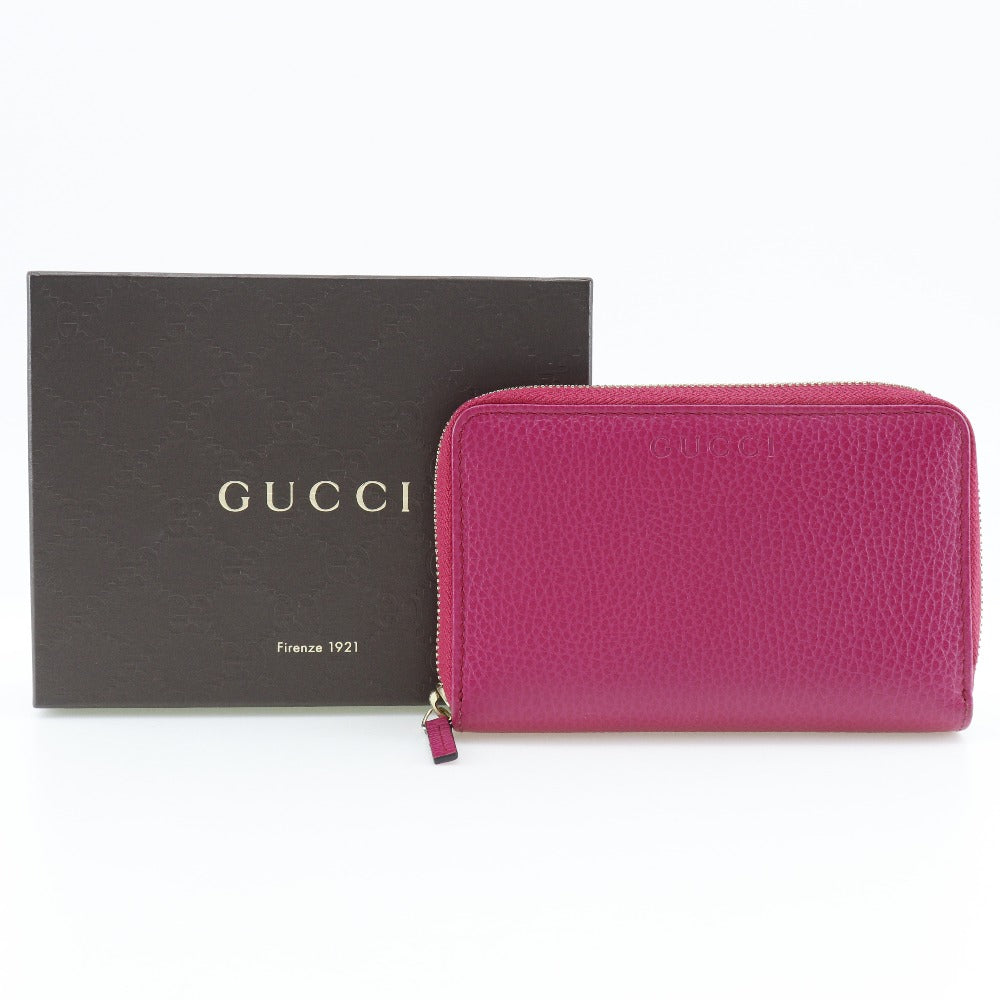 Gucci Bifold Wallet Pink Leather