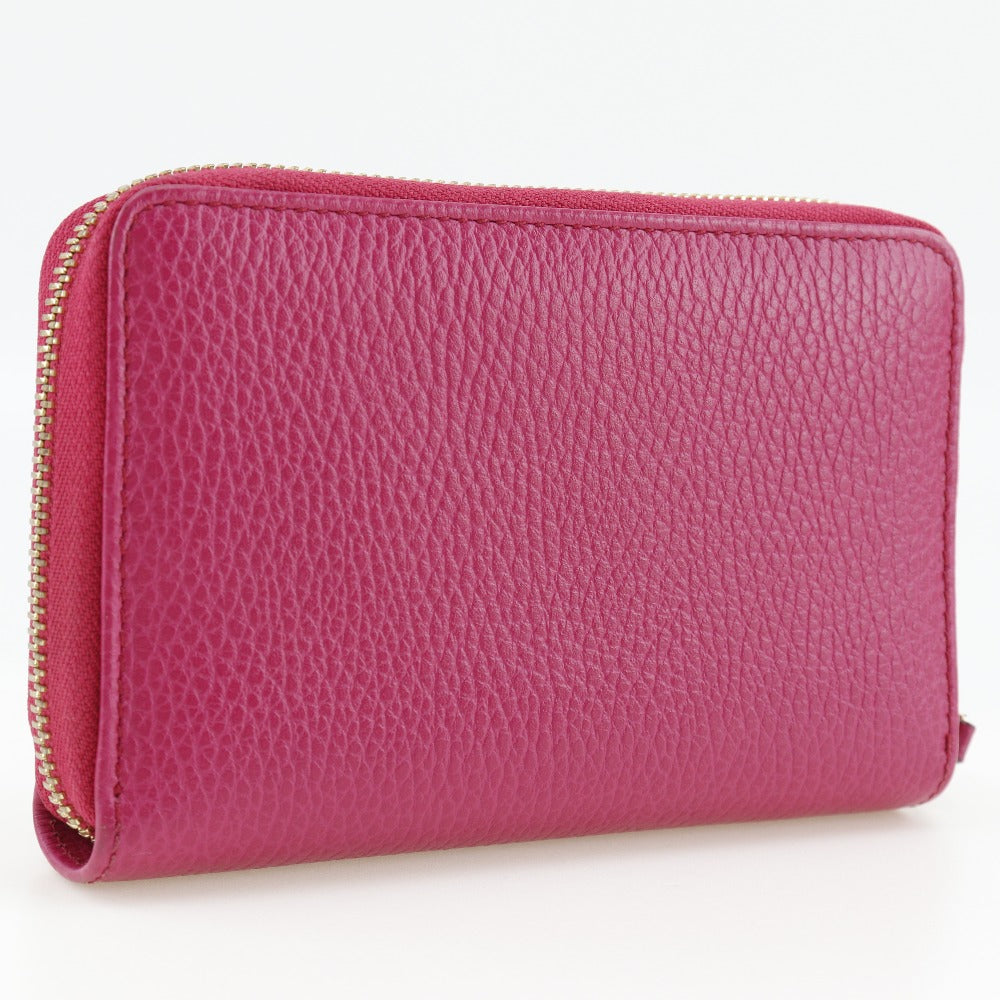 Gucci Bifold Wallet Pink Leather