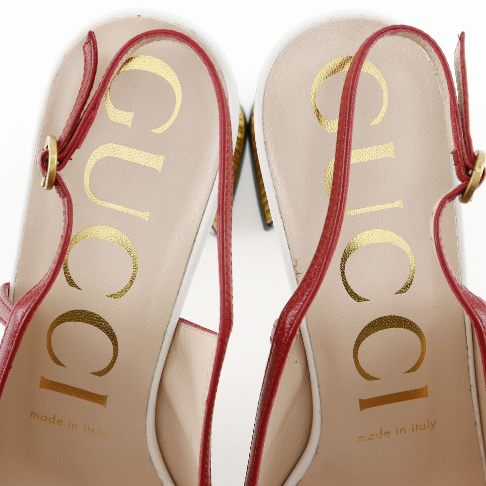 Gucci Ribbon Sandals Leather 601553