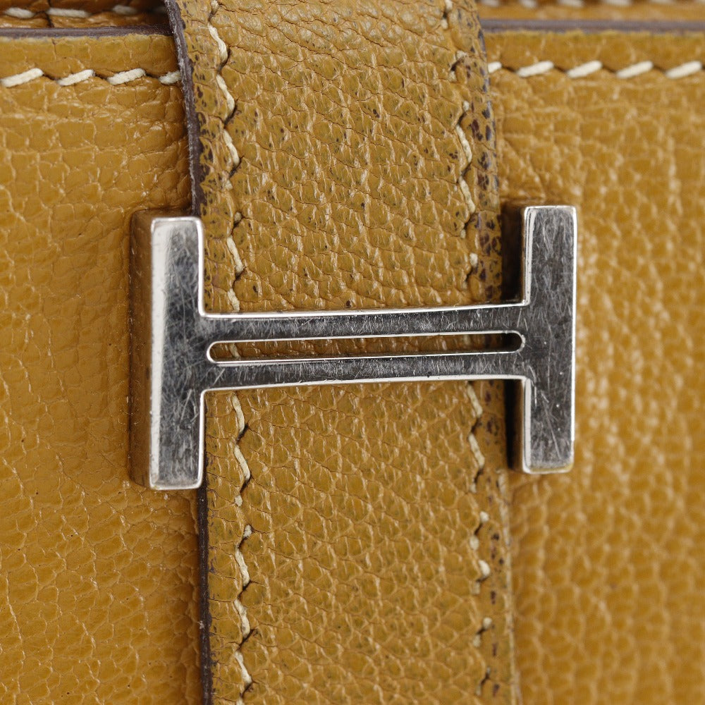 Hermes Bearn Classic Long Wallet Camel