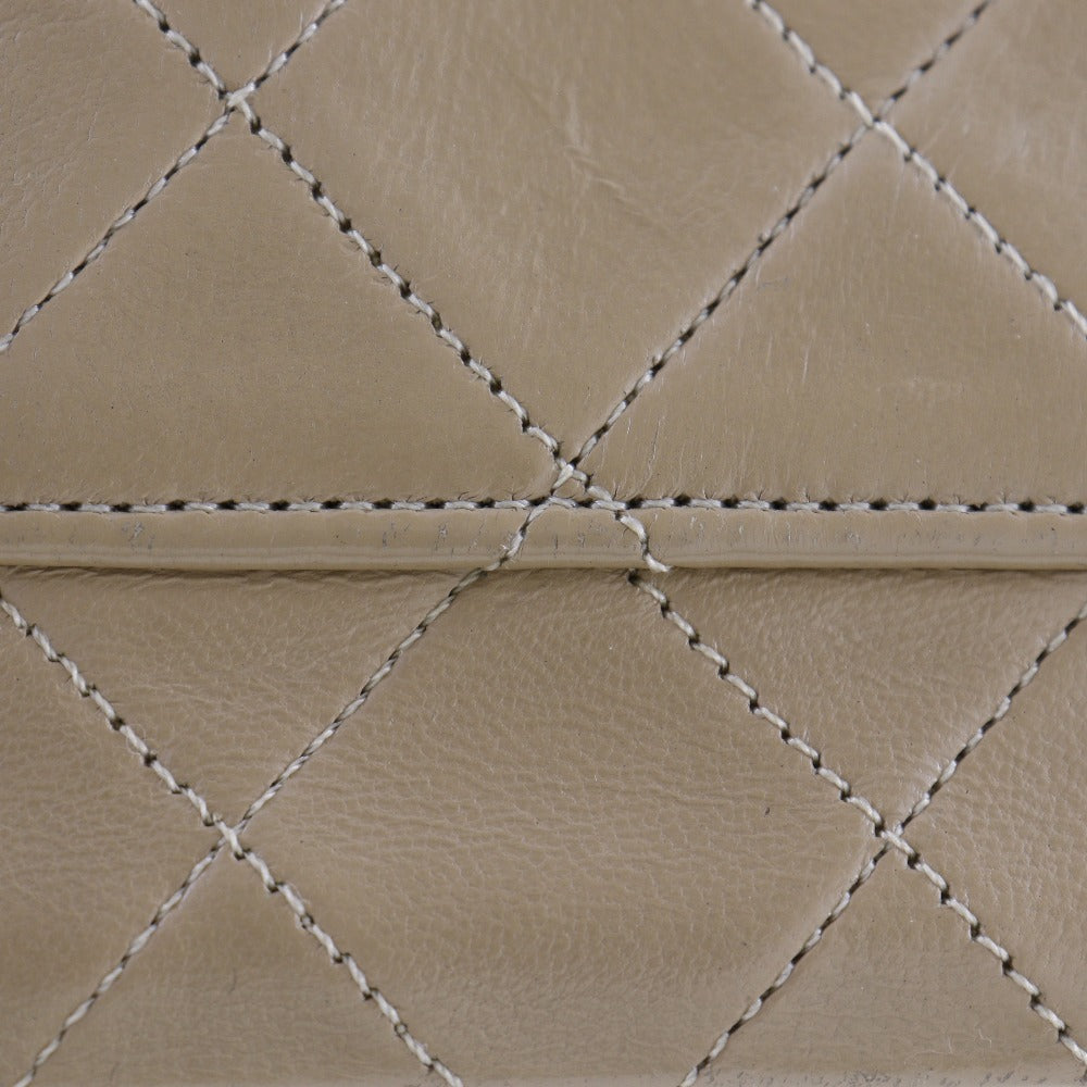 Chanel Lambskin Chain Shoulder Bag Beige