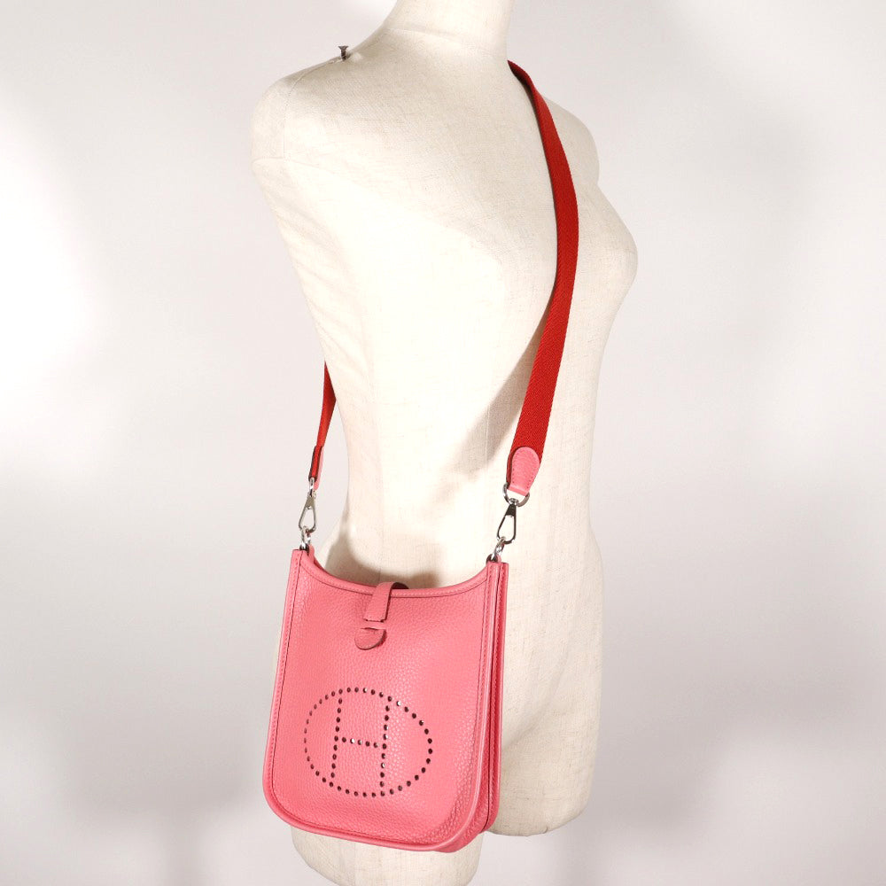 Hermes Evelyne TPM Shoulder Bag Pink