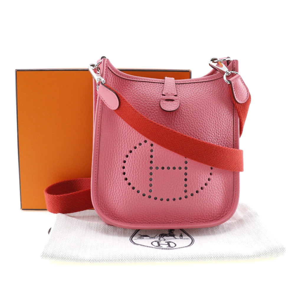 Hermes Evelyne TPM Shoulder Bag Pink