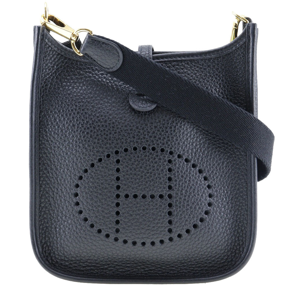 Hermes Evelyne TPM Shoulder Bag Black/Gold