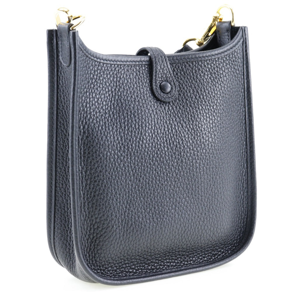 Hermes Evelyne TPM Shoulder Bag Black/Gold