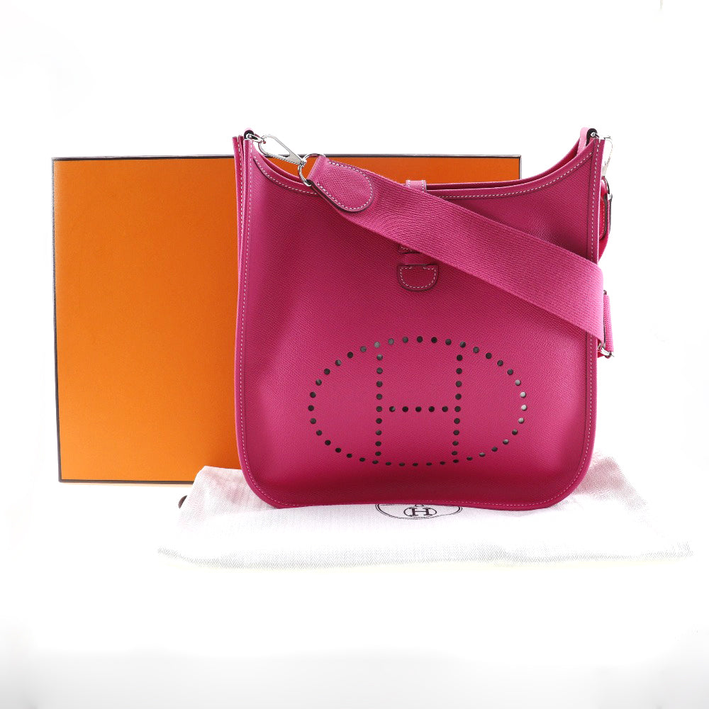 Hermes Evelyne 3PM Shoulder Bag Pink