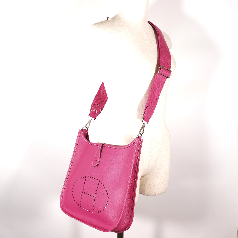 Hermes Evelyne 3PM Shoulder Bag Pink