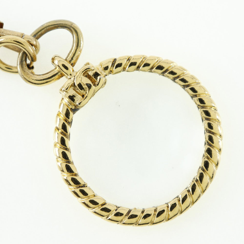 Chanel Gold Plated Loupe Necklace Vintage