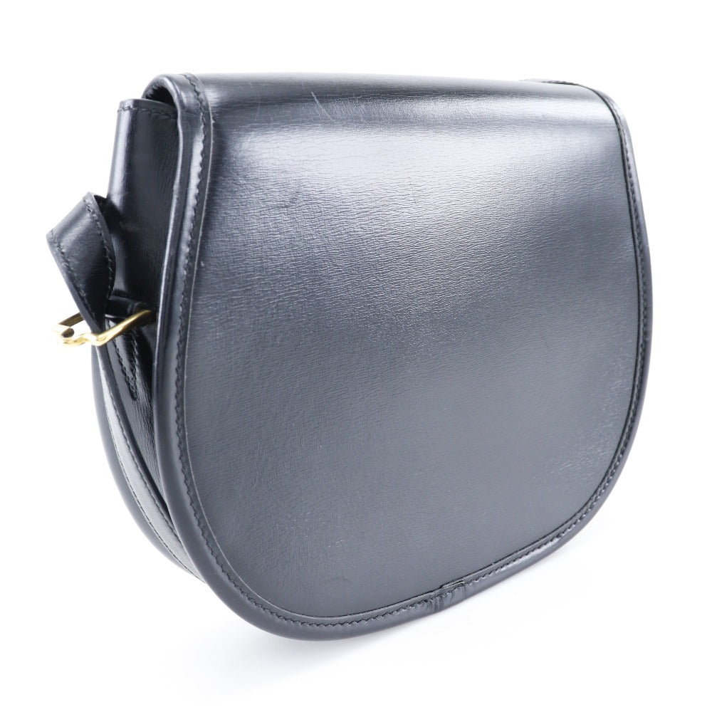 Hermes Double H Vintage Shoulder Bag Black/Gold