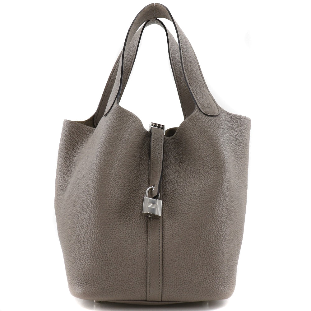 Hermes Picotin Lock MM Handbag Grey