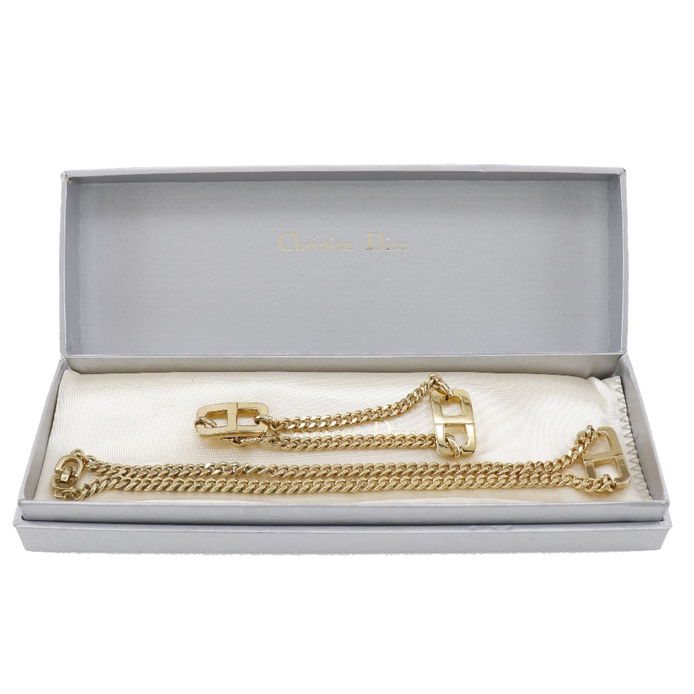 Dior Gold Plated Bracelet Necklace Set