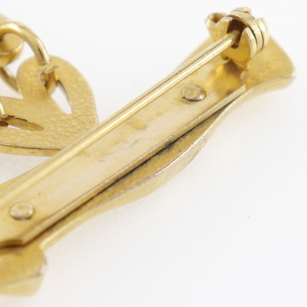 Hermes Gold Plated Skate Shoe Brooch