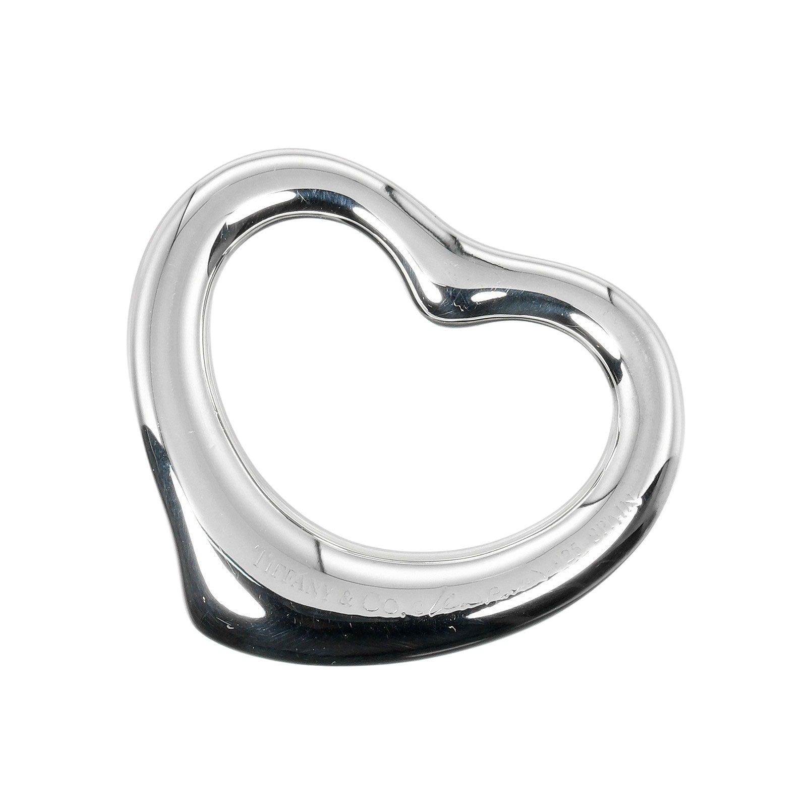 Open Heart Silver Pendant