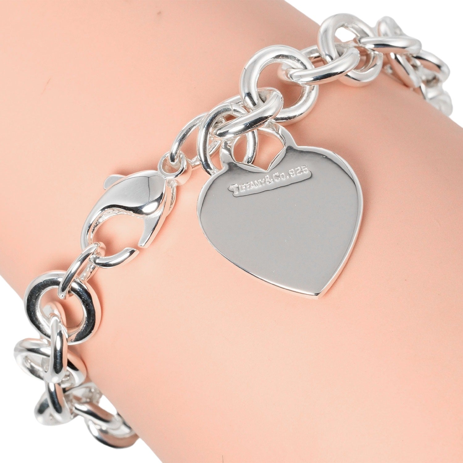 Tiffany & Co Silver Heart Tag Bracelet