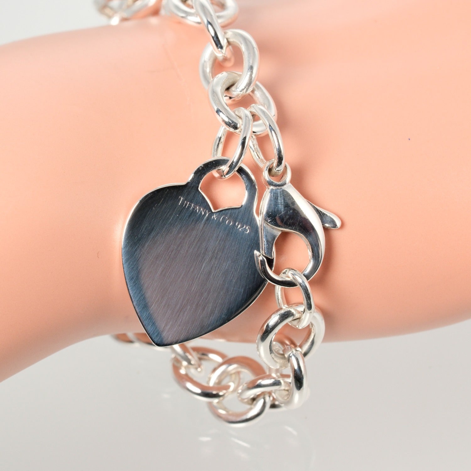 Tiffany & Co Silver 925 Heart Tag Bracelet