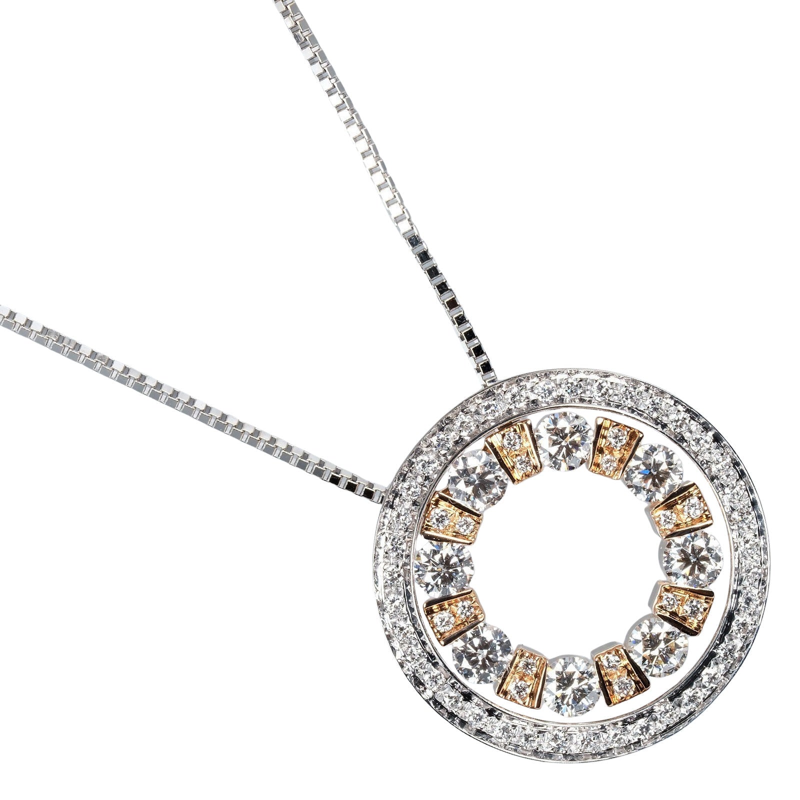 Damiani Belle Epoque Necklace K18 Gold Diamond