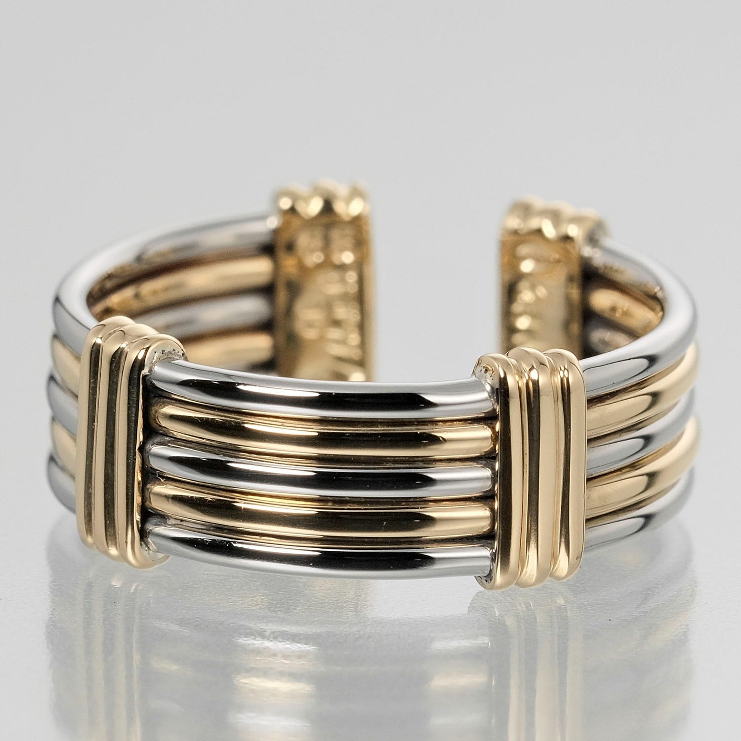 Cartier K18 Yellow Gold Stainless Ring