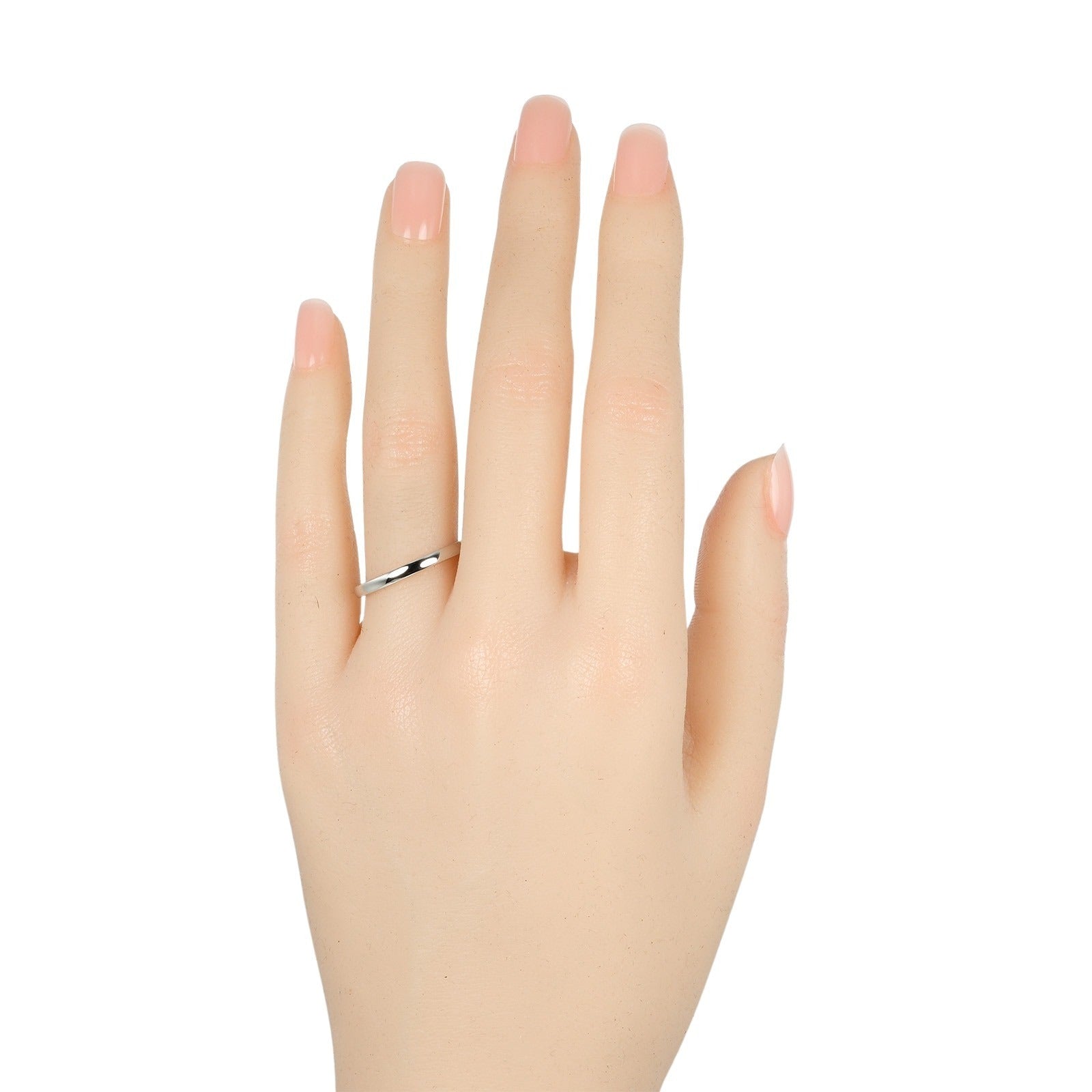 Cartier Ballerina Flat Ring Pt950 Platinum