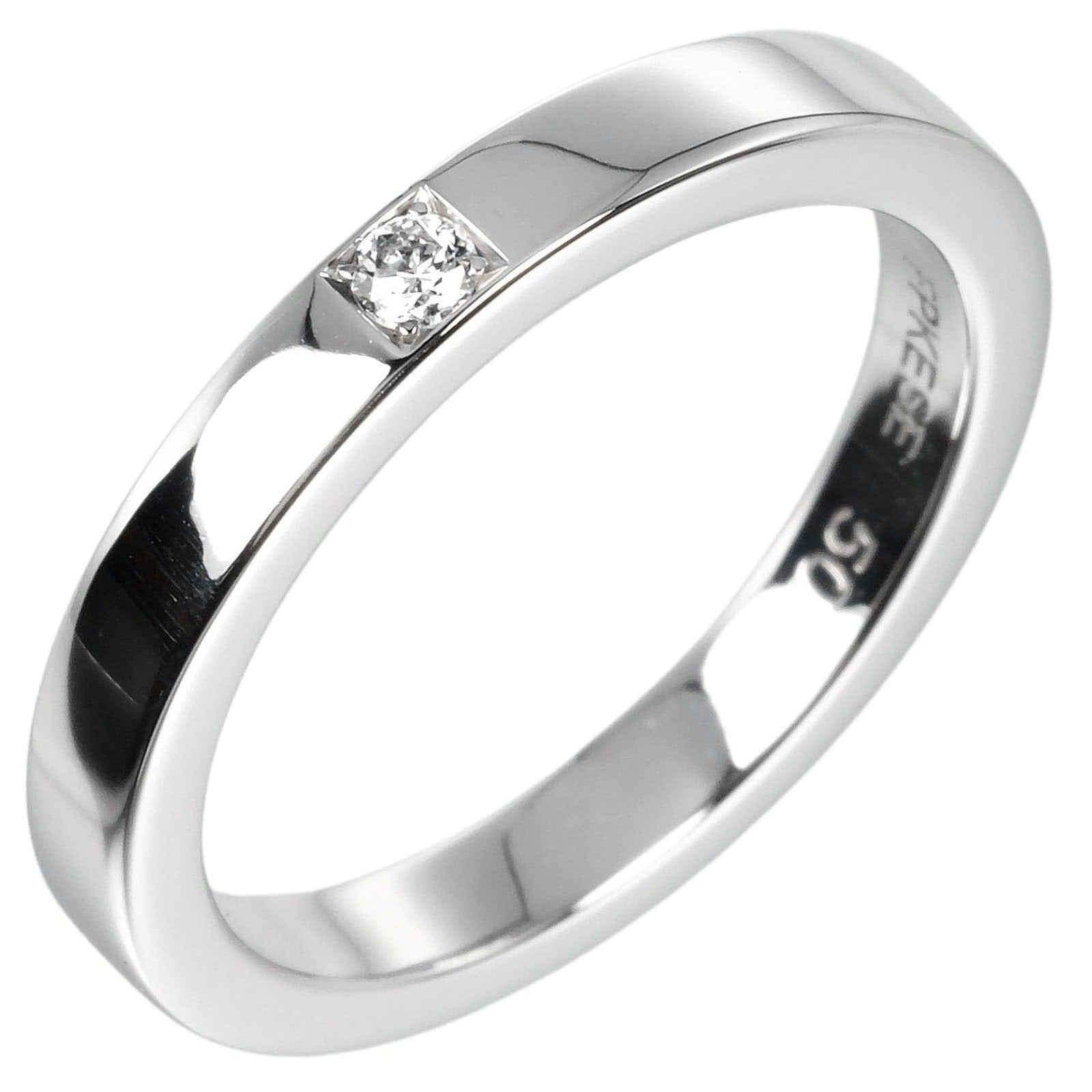 Bvlgari Platinum Diamond Ring 9.5