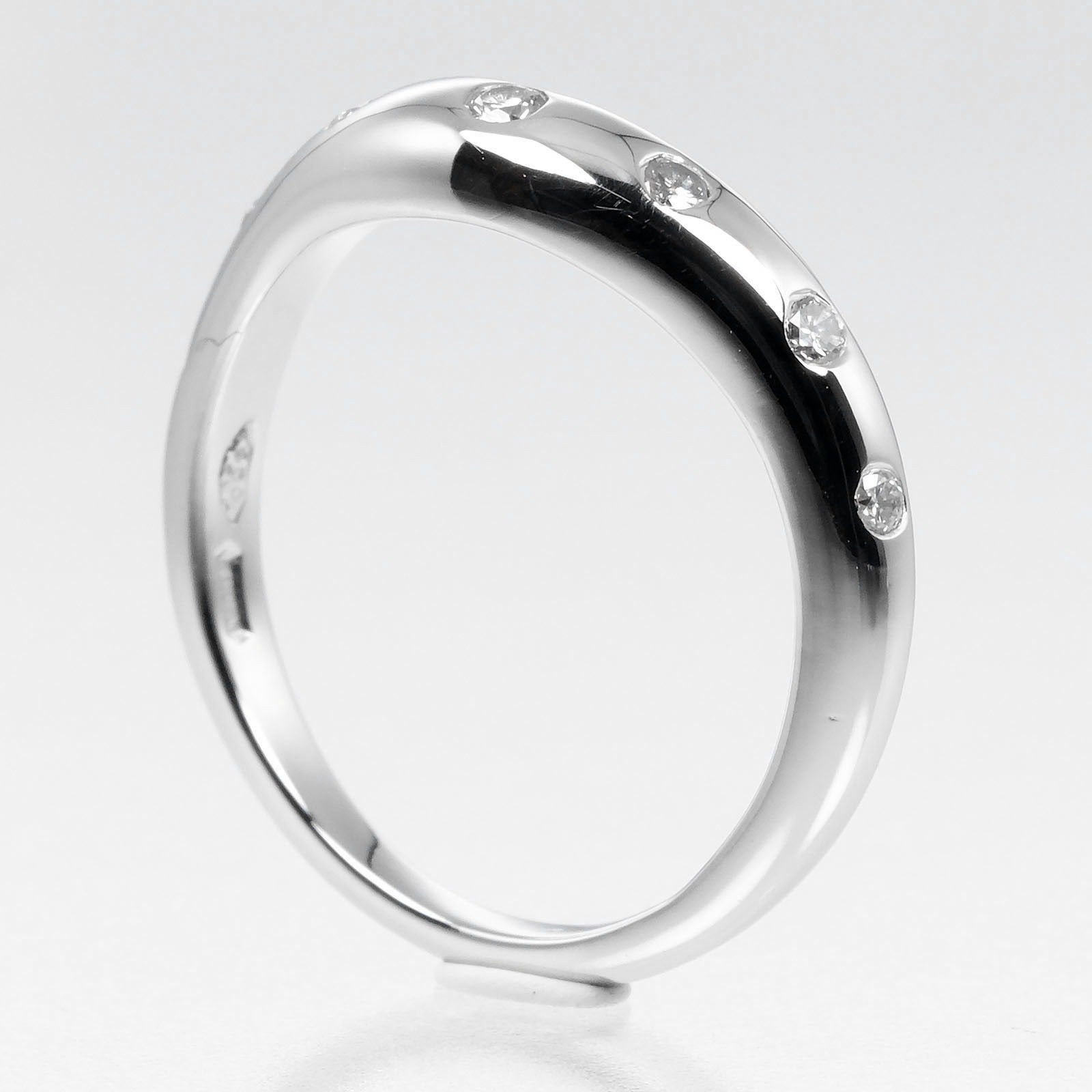 Bvlgari Pt950 Platinum 7P Diamond Wedding Ring