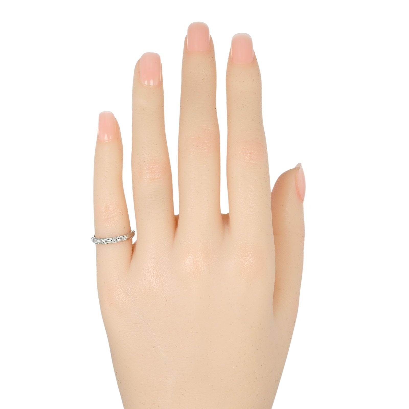 Chanel Coco Crush Ring Pt950 Platinum 3P Diamond