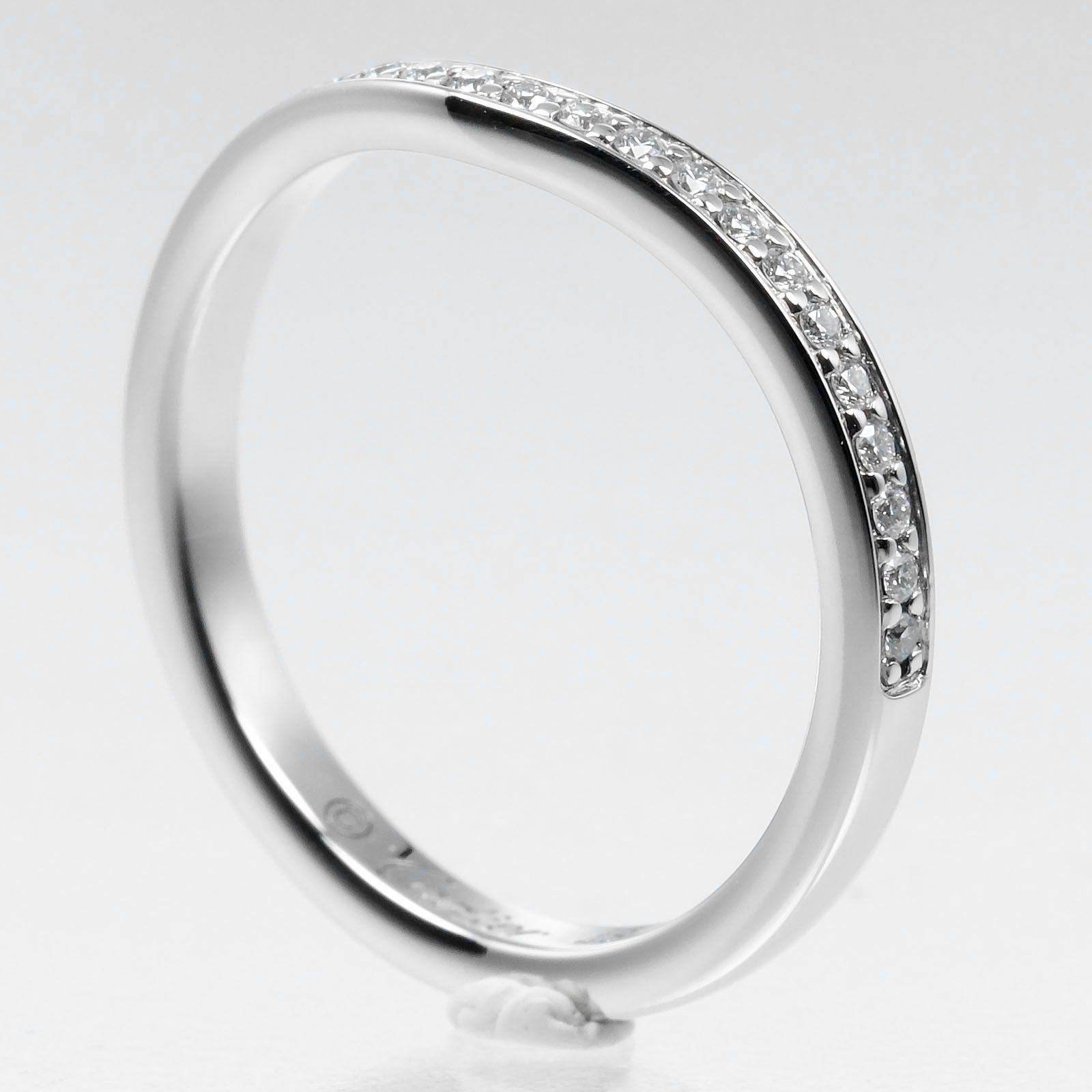 Cartier Ballerina Curve Ring Pt950 Platinum Diamond