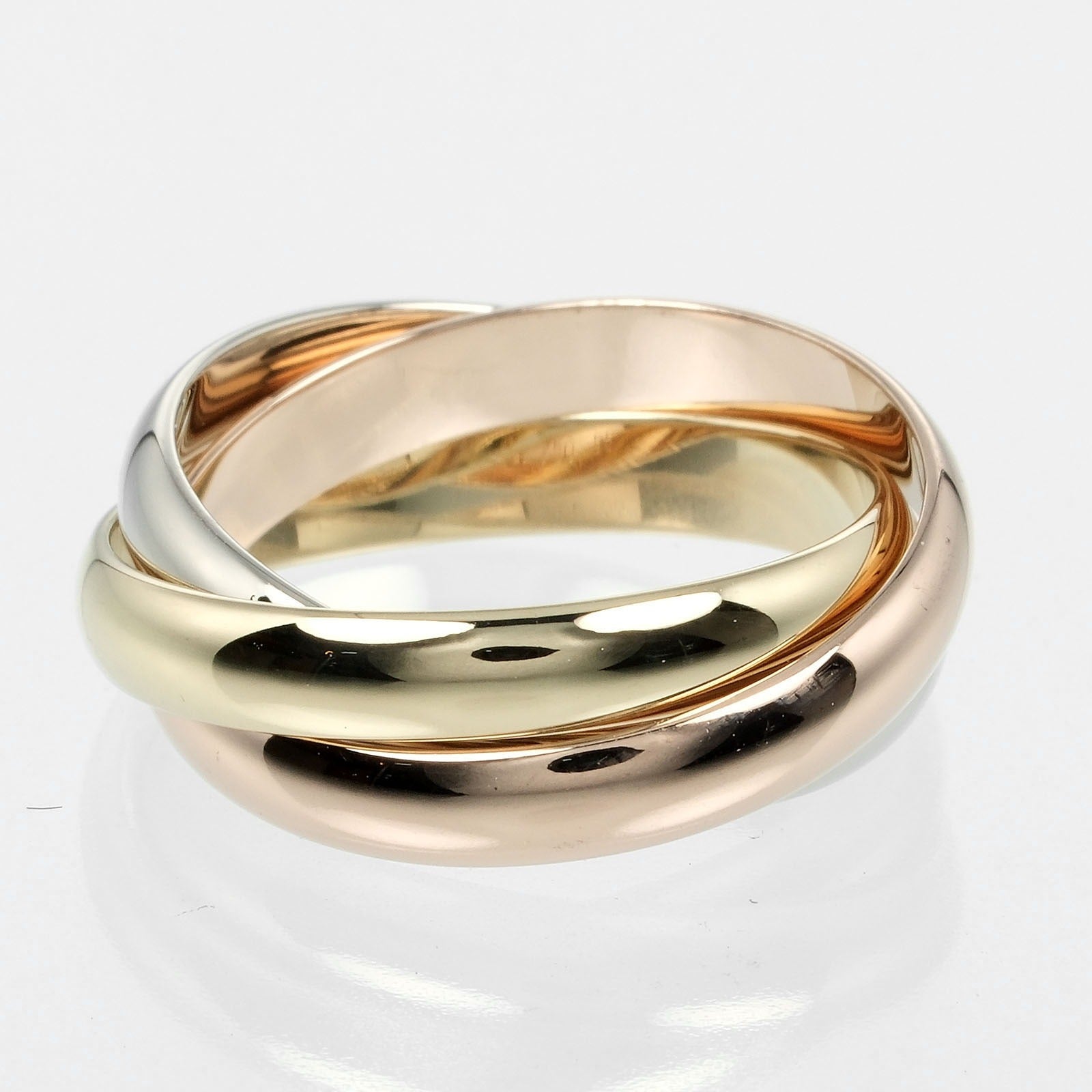 Cartier Trinity Ring K18 Gold 14.5