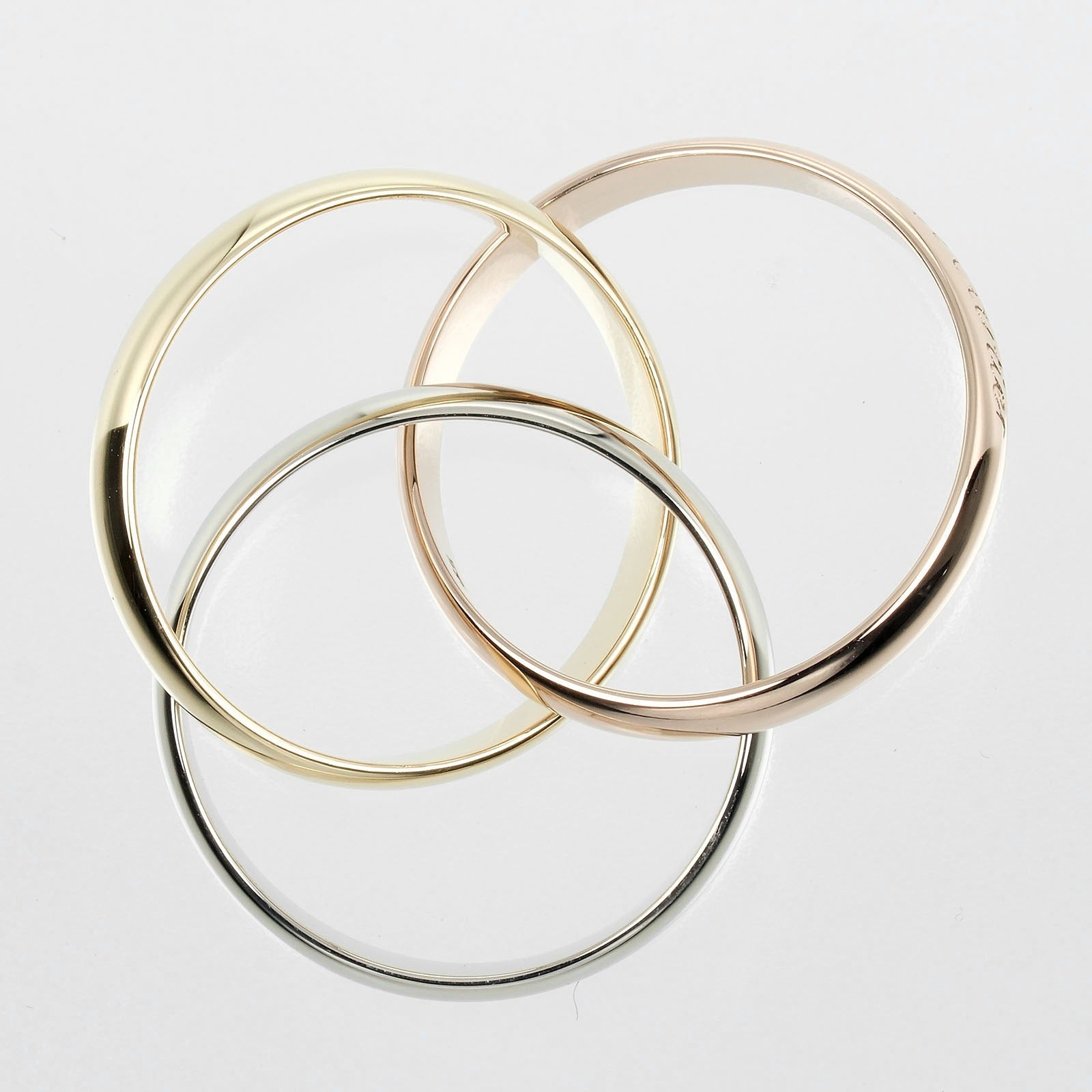 Cartier Trinity Ring K18 Gold 14.5