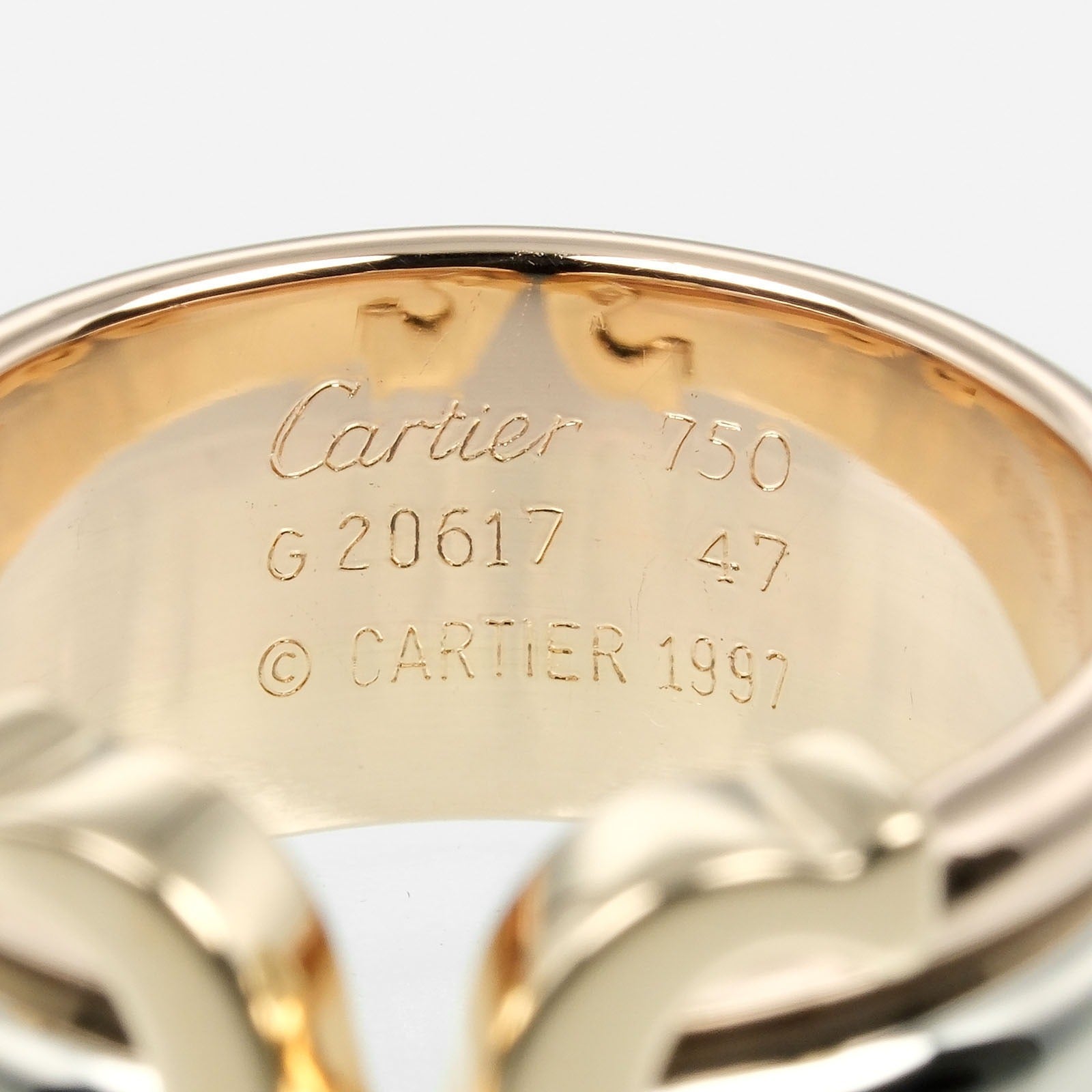 Cartier 2C Ring K18 Gold