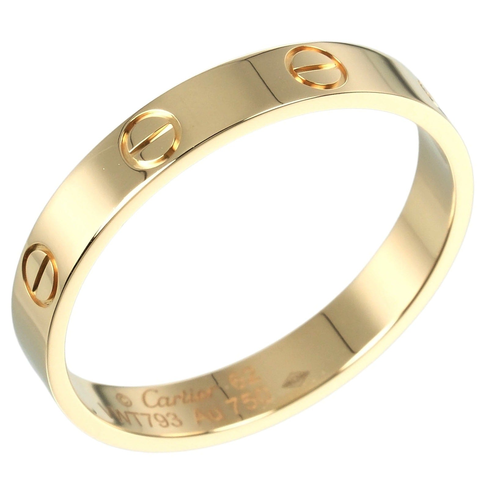 Cartier Mini Love Wedding Ring K18 Yellow Gold