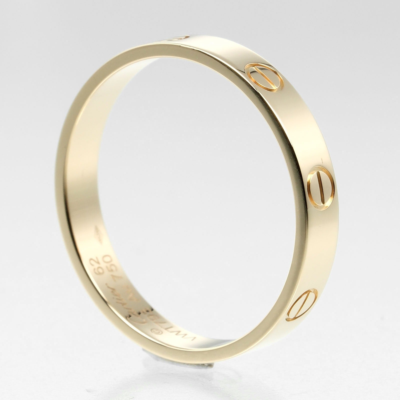 Cartier Mini Love Wedding Ring K18 Yellow Gold