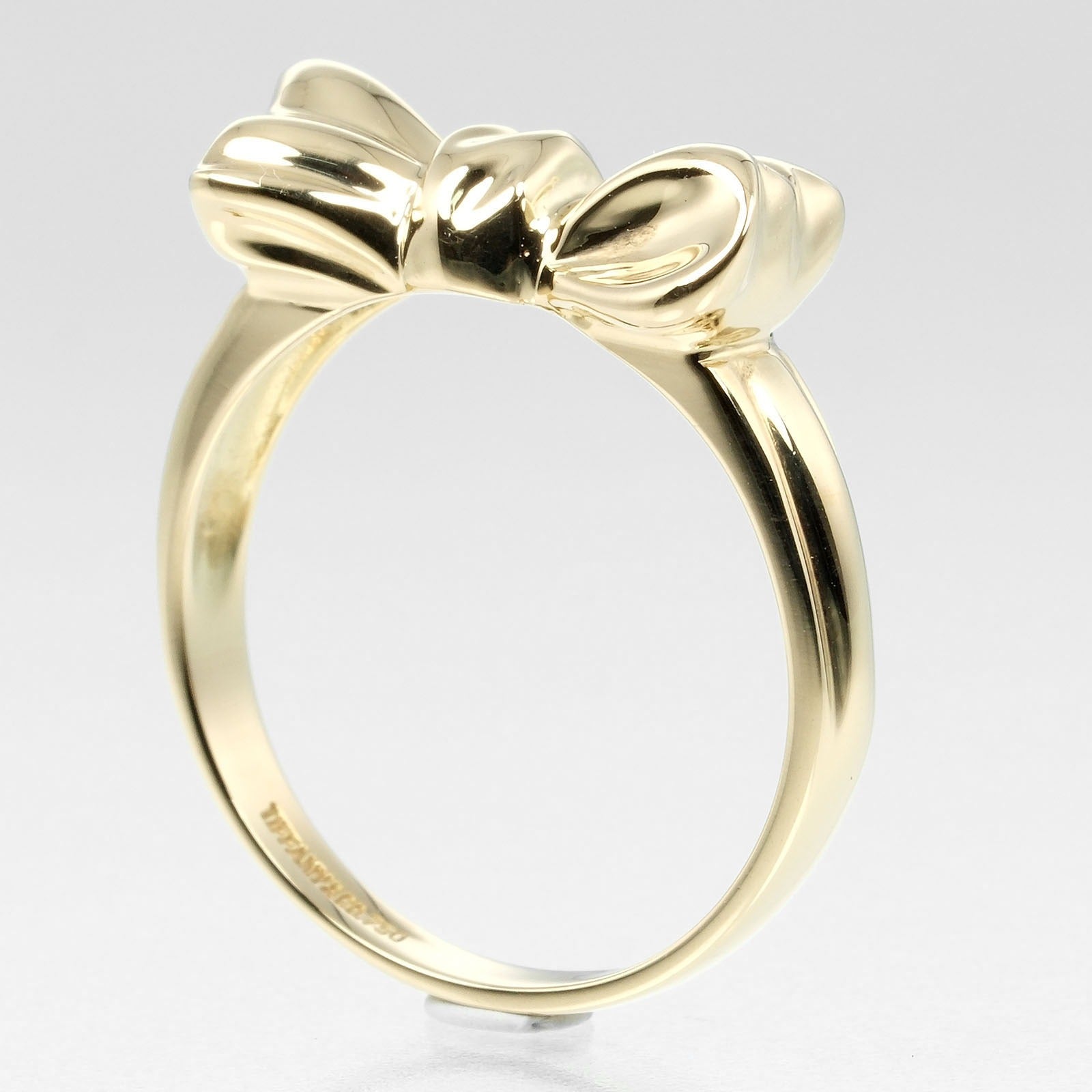 Tiffany & Co Ribbon Ring K18 Yellow Gold