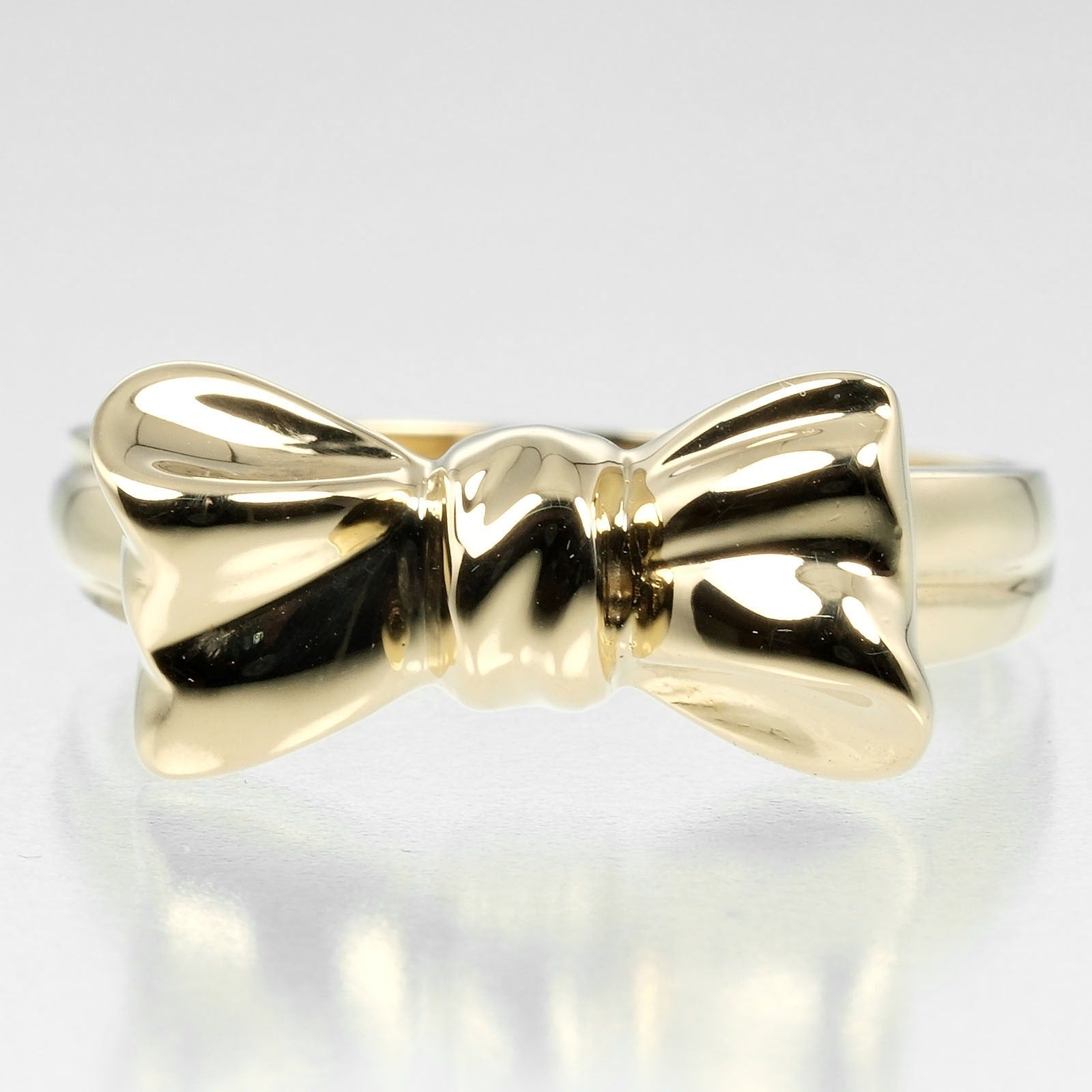 Tiffany & Co Ribbon Ring K18 Yellow Gold