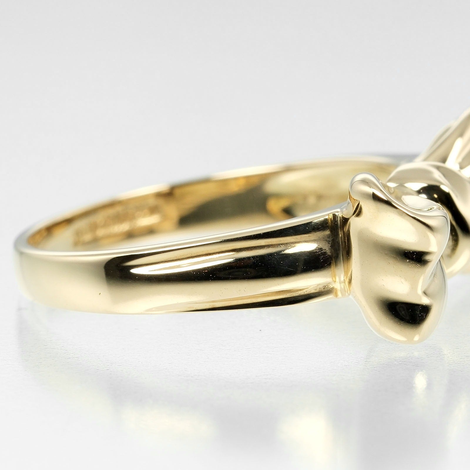 Tiffany & Co Ribbon Ring K18 Yellow Gold