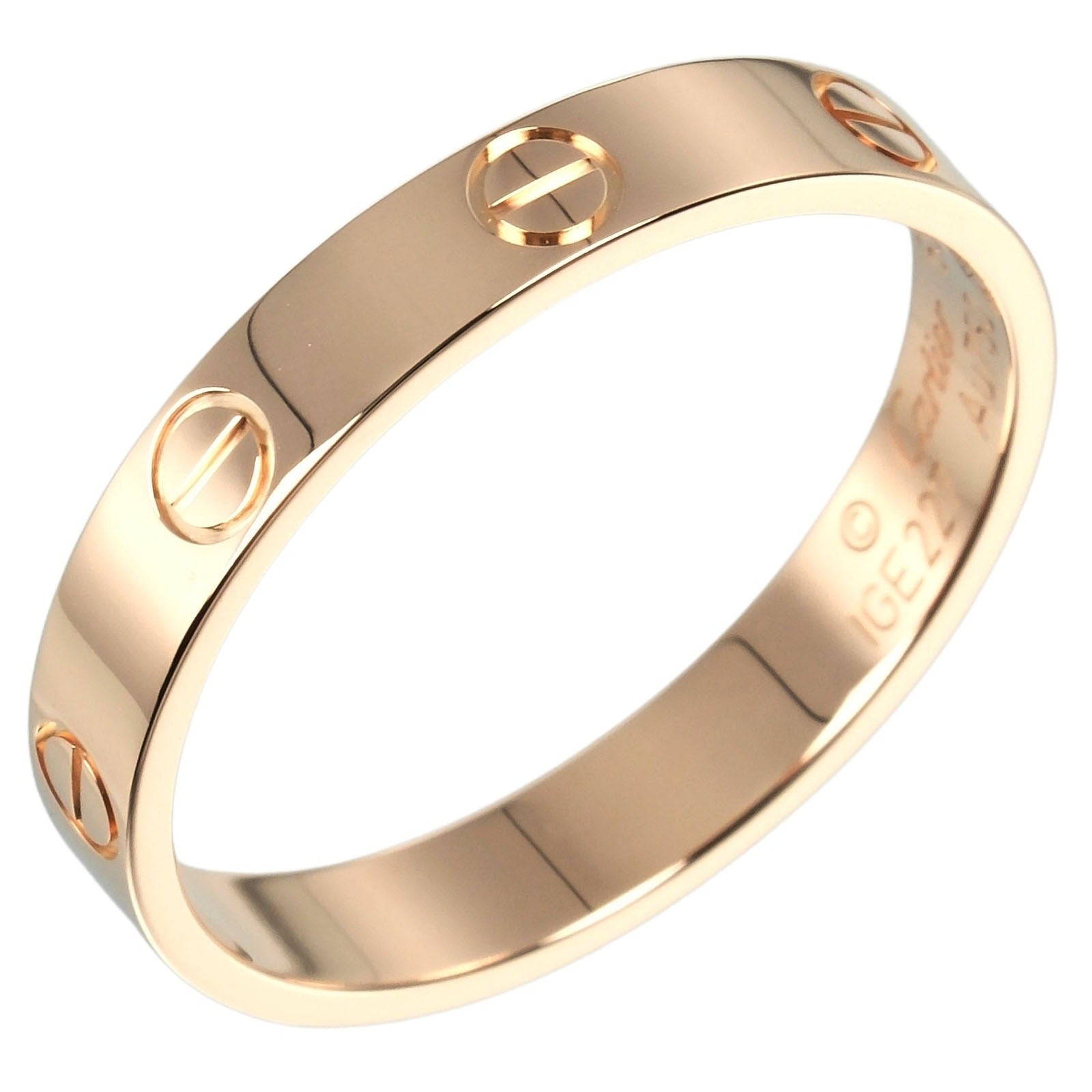 Cartier Mini Love Wedding Ring K18 Pink Gold